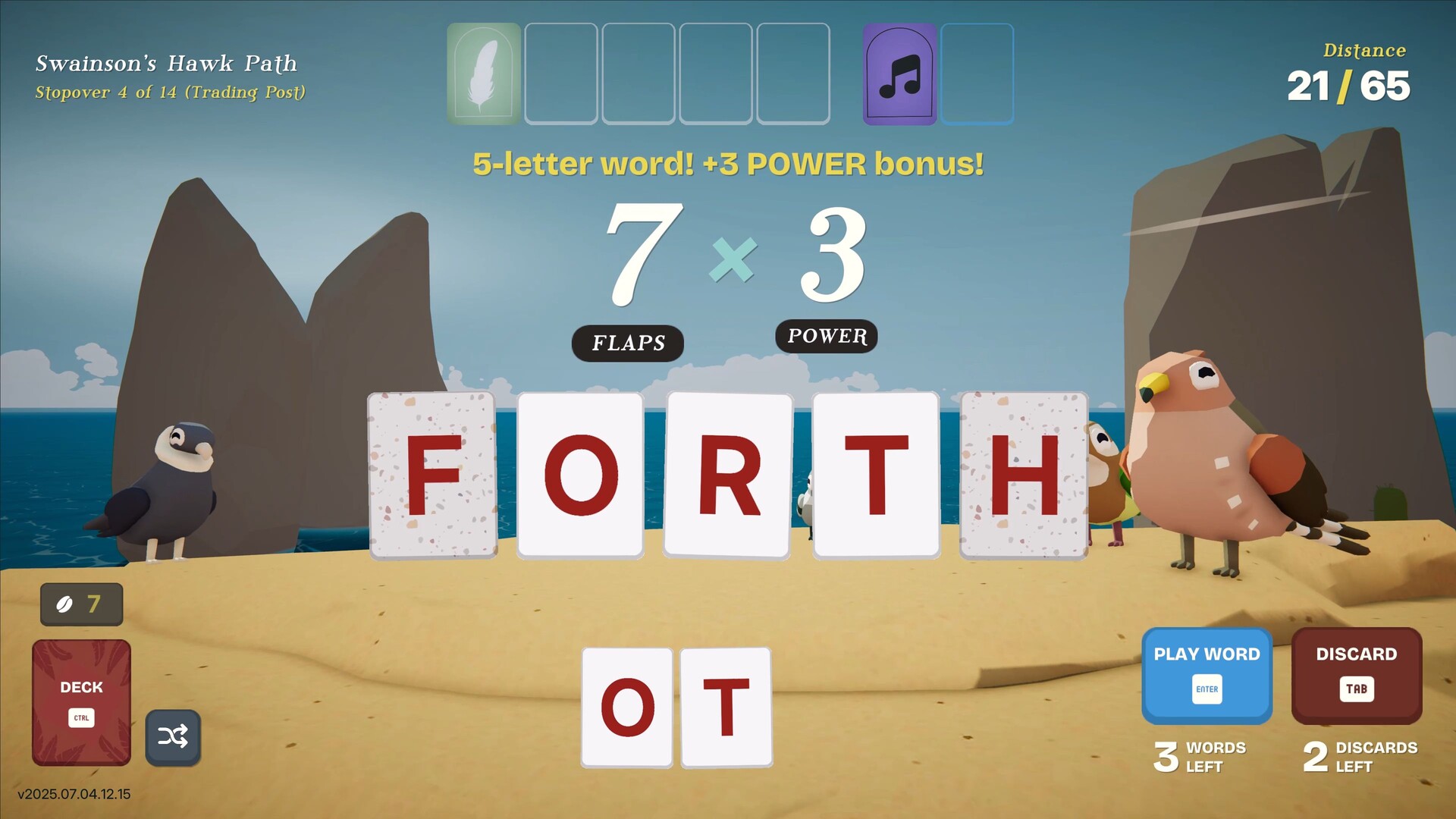 Birdigo - bird word game Featured Screenshot #1