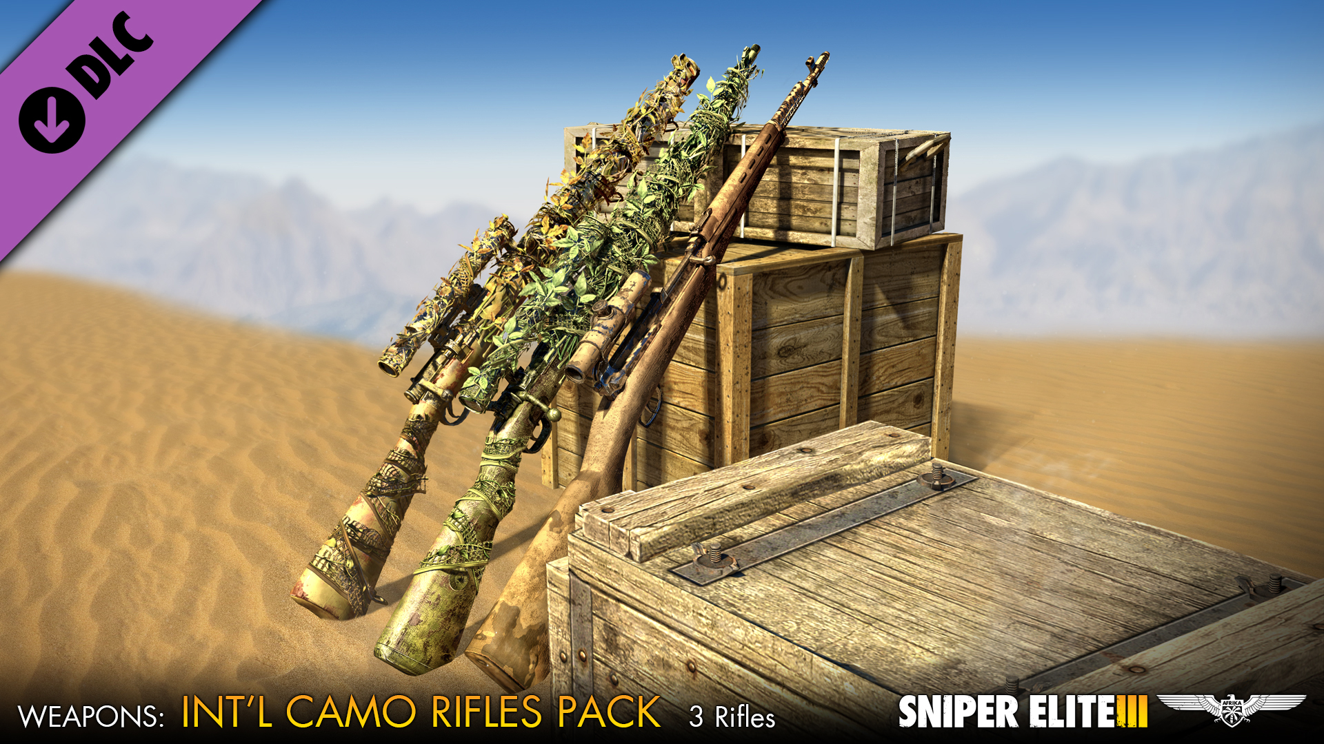 Sniper Elite 3 - International Camouflage Rifles Pack Featured Screenshot #1