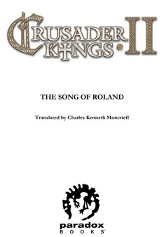 E-book - Crusader Kings II: The Song of Roland