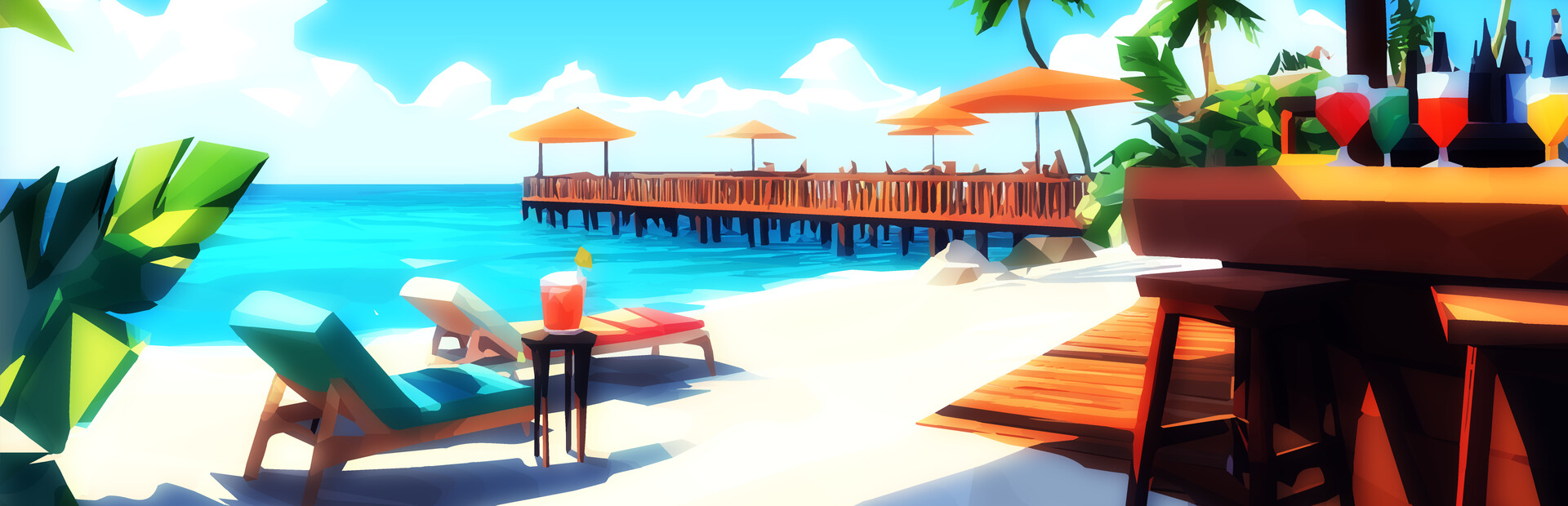 Seaside Cafe Rush Hour