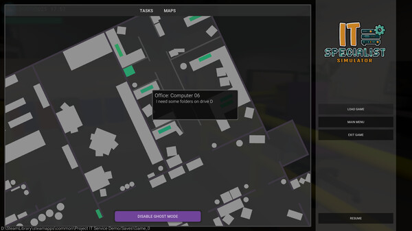 Screenshot of IT Specialist Simulator