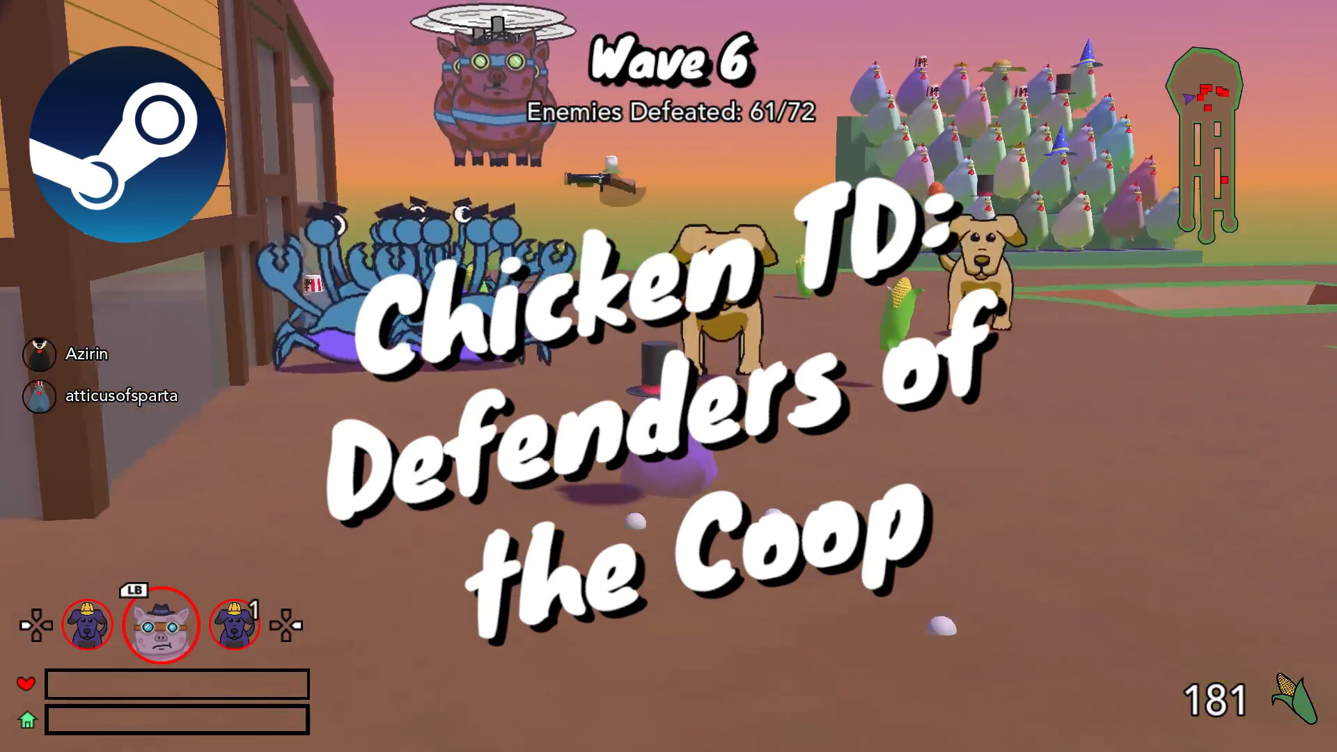 Chicken TD: Defenders of the Coop screenshot #1
