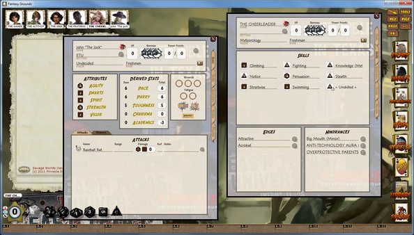 Fantasy Grounds - Savage Worlds: ETU - East Texas University