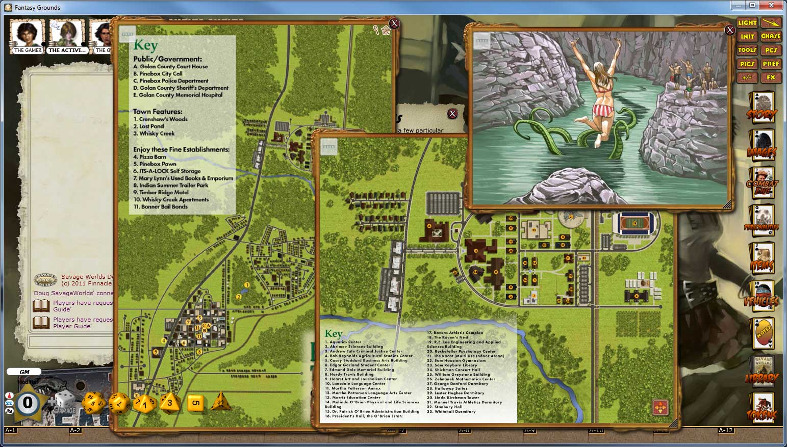 Fantasy Grounds - Savage Worlds: ETU - East Texas University Featured Screenshot #1