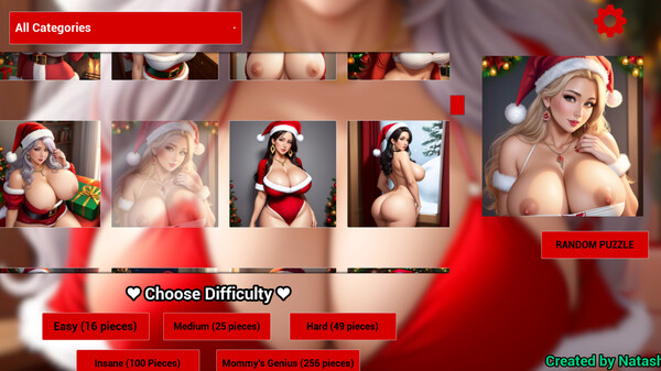 Скриншот из Mommy's Milk and Cookies - Christmas Sex Puzzles