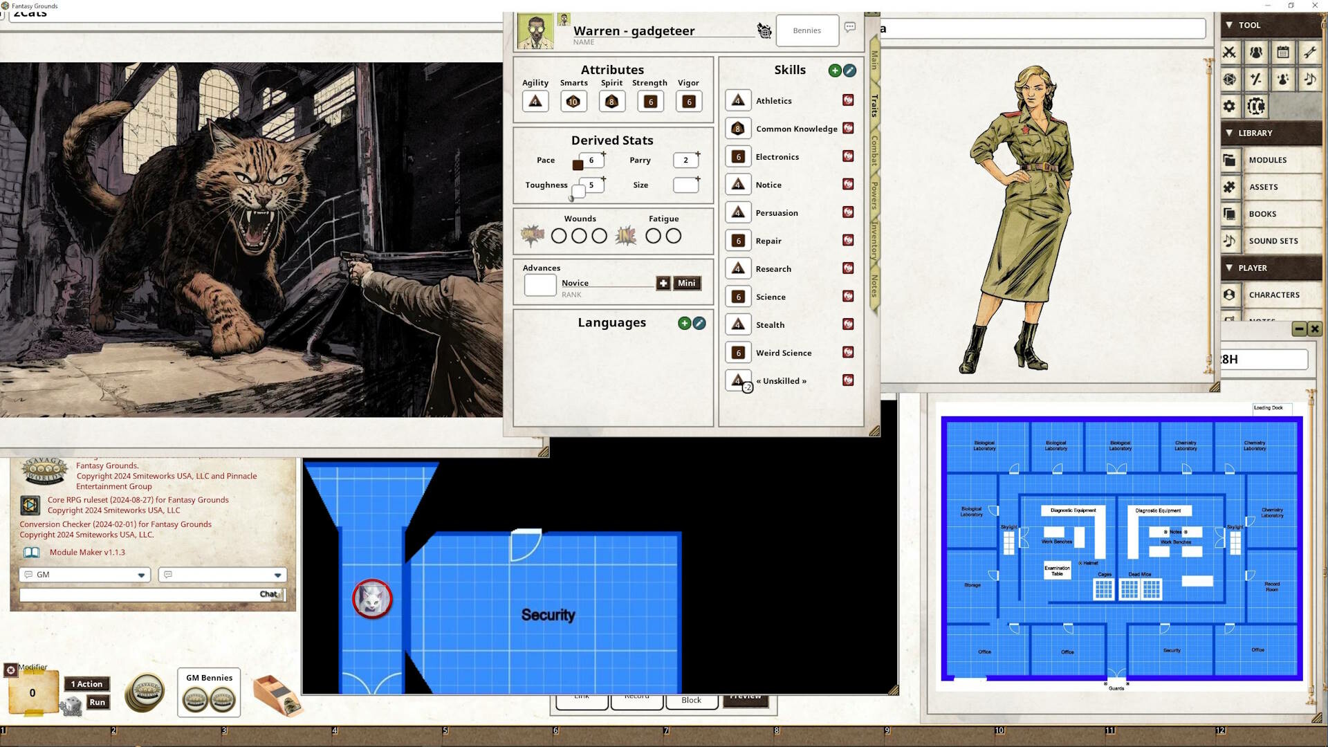 Fantasy Grounds - Savage Saturday Cinema: Voronezh Incidentのスクリーンショット 1