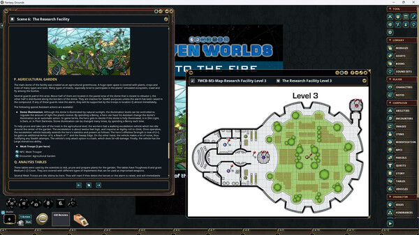 Fantasy Grounds - Seven Worlds Module 3: Into the Fire
