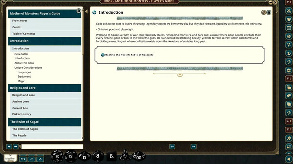 Fantasy Grounds - Mother of Monsters - Player's Guide