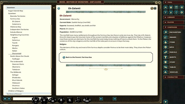 Fantasy Grounds - Mother of Monsters - GM Guide