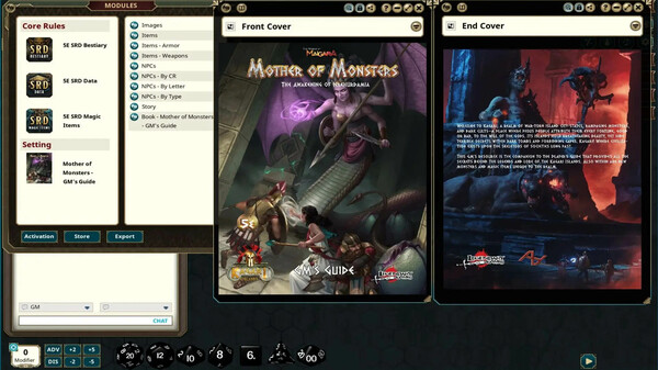Fantasy Grounds - Mother of Monsters - GM Guide