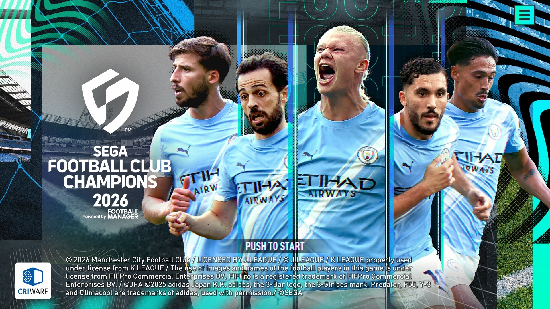 SEGA FOOTBALL CLUB CHAMPIONS PC gameplay screenshot 1 of 9