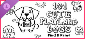 101 Cute Playland Dogs: Find & Paint - Artbook