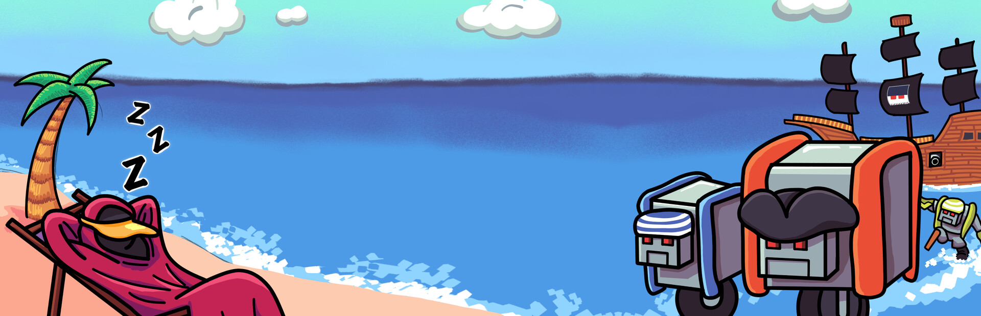 Summon Island: The Robot Pirate Invasion Was Today?!