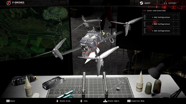 Screenshot of F-Drones Simulator