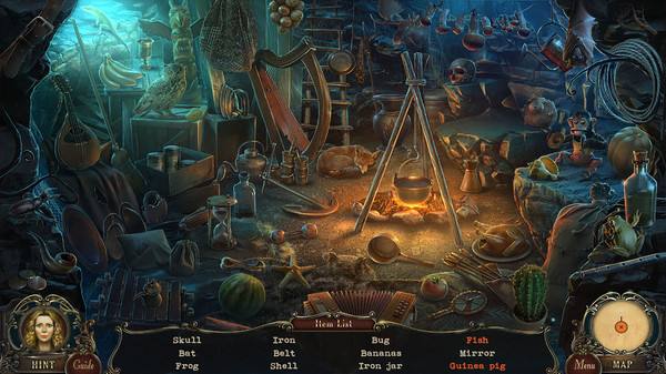 Screenshot of Brink of Consciousness: The Lonely Hearts Murders gameplay showing in-action mechanics