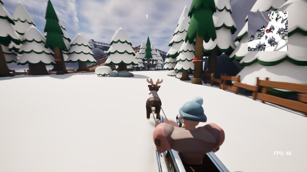 Скриншот из Reindeer Racing