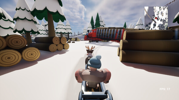 Скриншот из Reindeer Racing