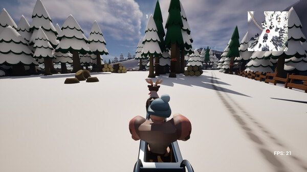 Скриншот из Reindeer Racing