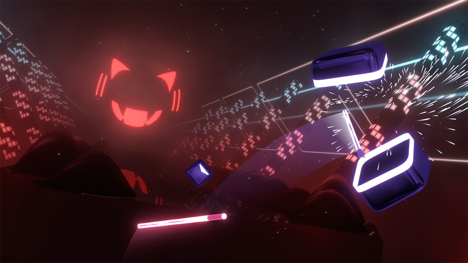 Beat Saber - Monstercat Mixtape 2 - Excision & Dion Timmer - "DABADABADABADABA" Screenshot Thumbnail 3