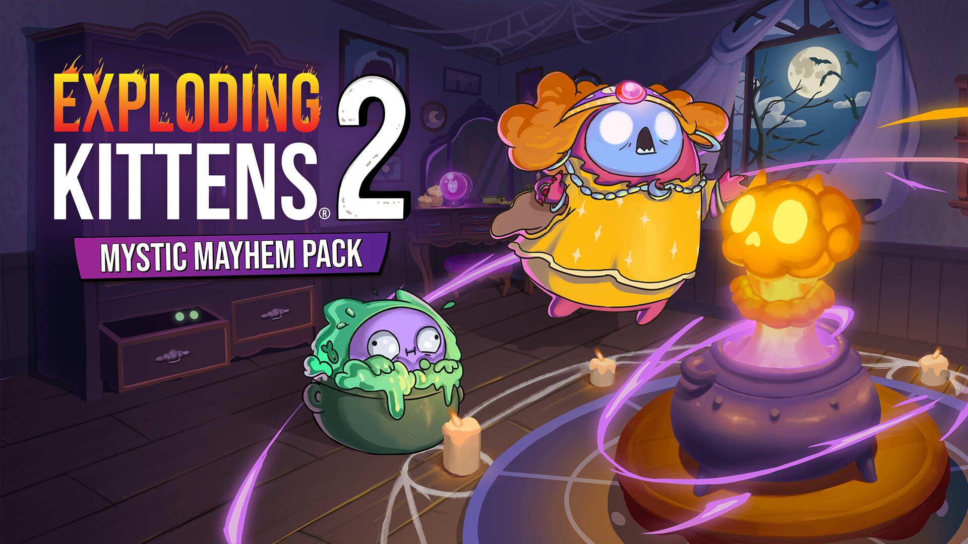 Exploding Kittens® 2: Mystic Mayhem Pack Featured Screenshot #1