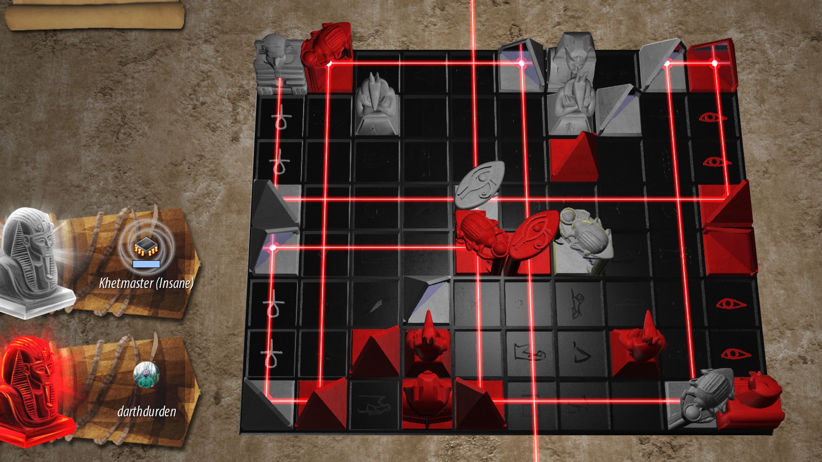 Khet 2.0 - Eye of Horus Beam Splitter screenshot 5