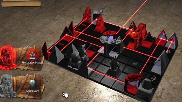 Screenshot z Khet 2.0 - Eye of Horus Beam Splitter