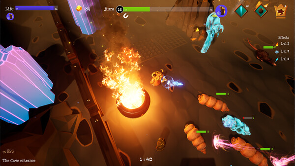 Screenshot z Sylvester and the entity of Dust