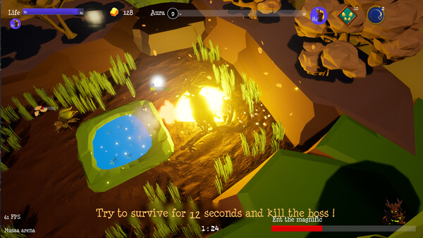 Screenshot z Sylvester and the entity of Dust