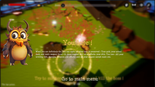Screenshot z Sylvester and the entity of Dust