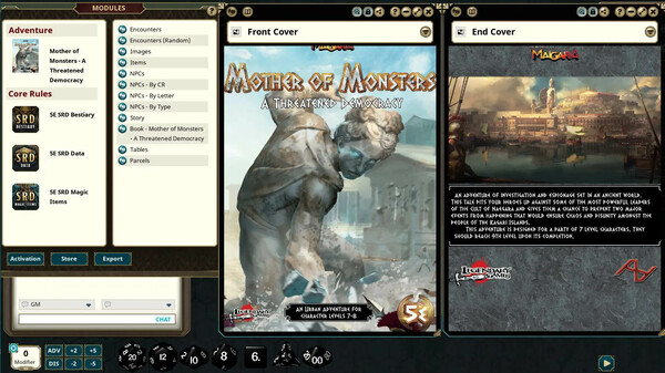 Fantasy Grounds - A Threatened Democracy