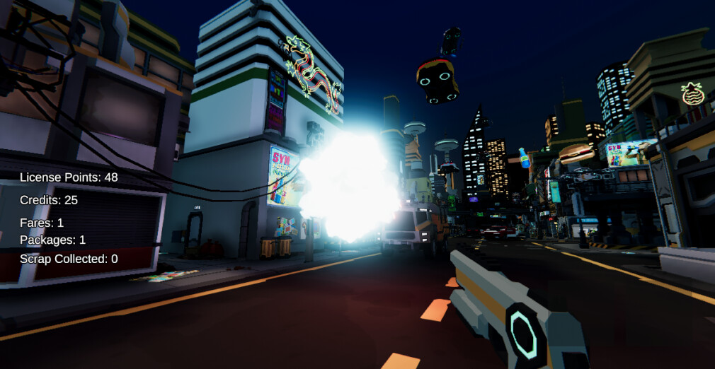 Cyber Courier 2088 Demo Featured Screenshot #1