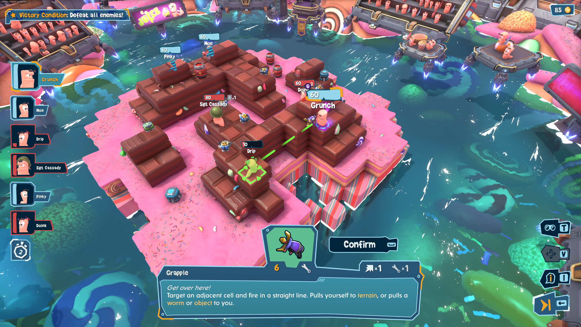 Worms: Galactic Tactics screenshot 2