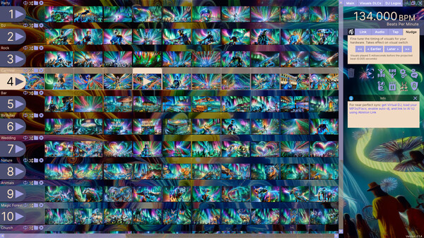 AI-VJ - Aurora 4k Visuals