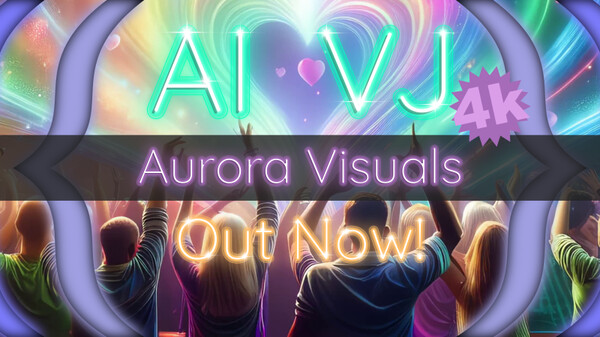 Screenshot z AI-VJ - Aurora 4k Visuals