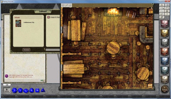 Fantasy Grounds - Maps: Cobblestone City and Inn