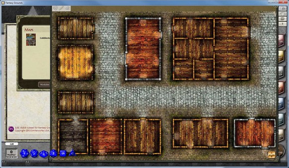 Fantasy Grounds - Maps: Cobblestone City and Inn
