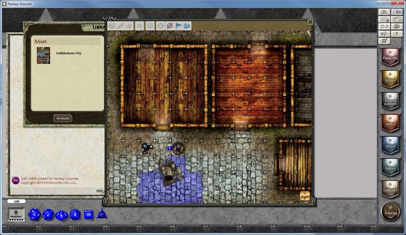 Fantasy Grounds - Maps: Cobblestone City and Inn