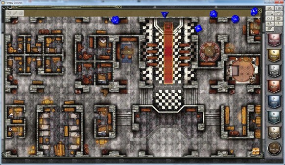 Screenshot z Fantasy Grounds - Maps: Graystone Castle