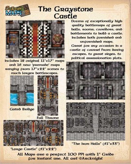 Fantasy Grounds - Maps: Graystone Castle