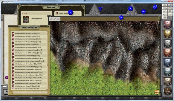 Fantasy Grounds - Maps: Winding Caverns