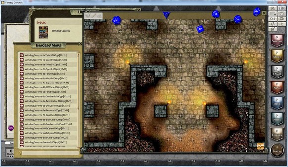 Fantasy Grounds - Maps: Winding Caverns