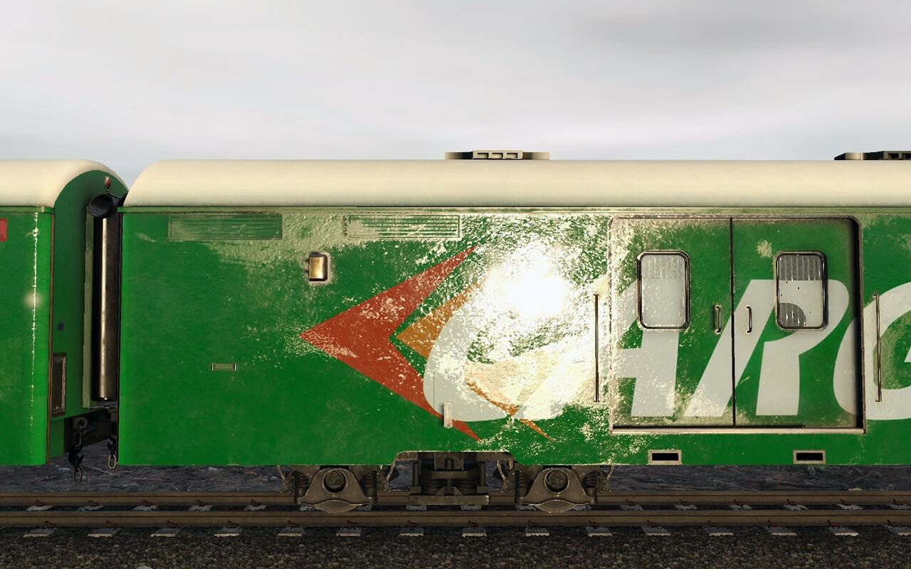 Trainz 2022 DLC - B08 Baggage Car Featured Screenshot #1