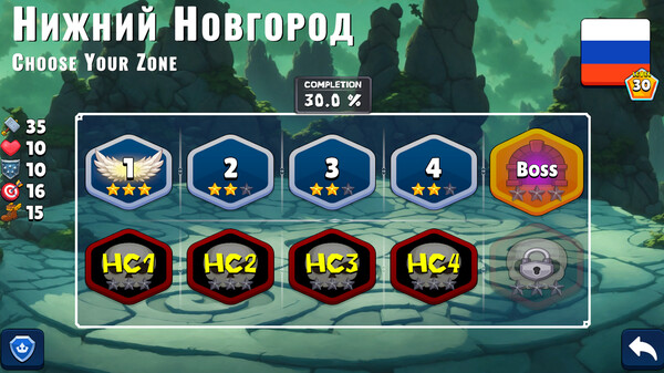Screenshot z Flashcard Hero
