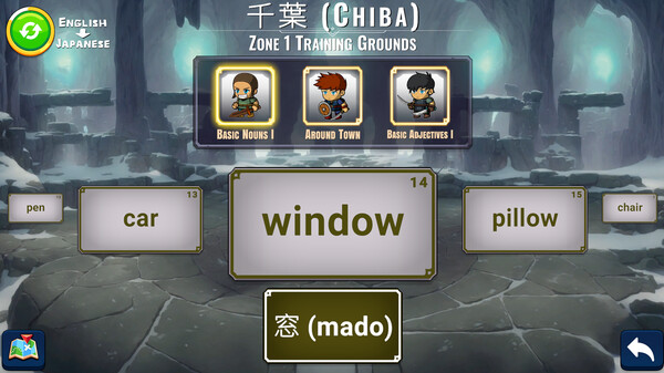 Screenshot z Flashcard Hero