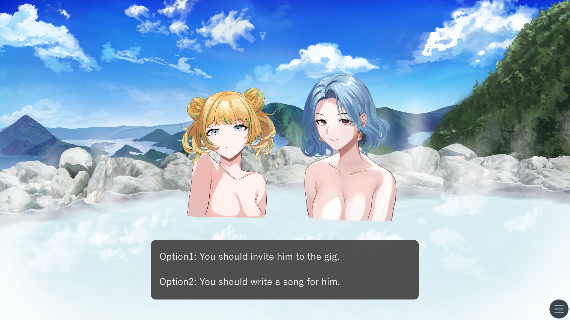 Drinking in the hot spring! screenshot #7