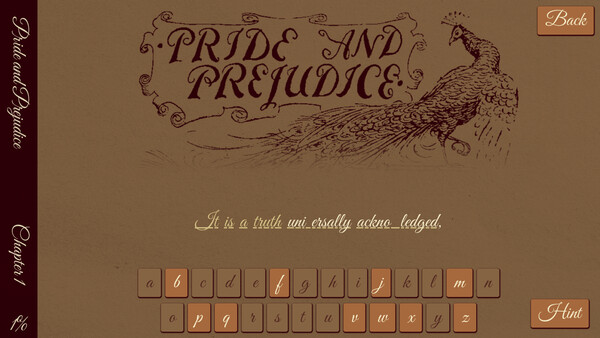 Screenshot of Jane Austen Simulator: Pride and Prejudice