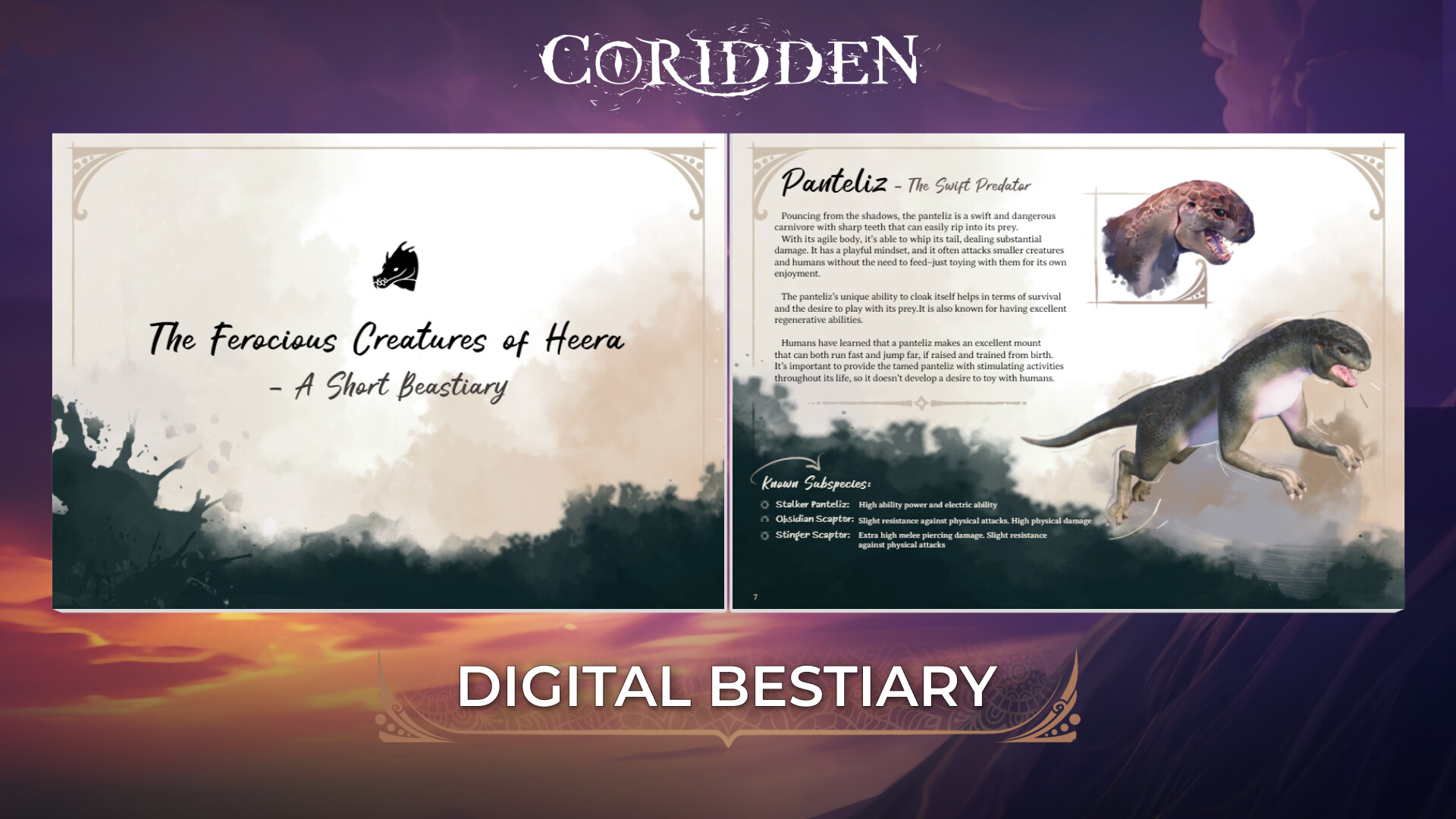 Coridden - Digital Bestiary Featured Screenshot #1