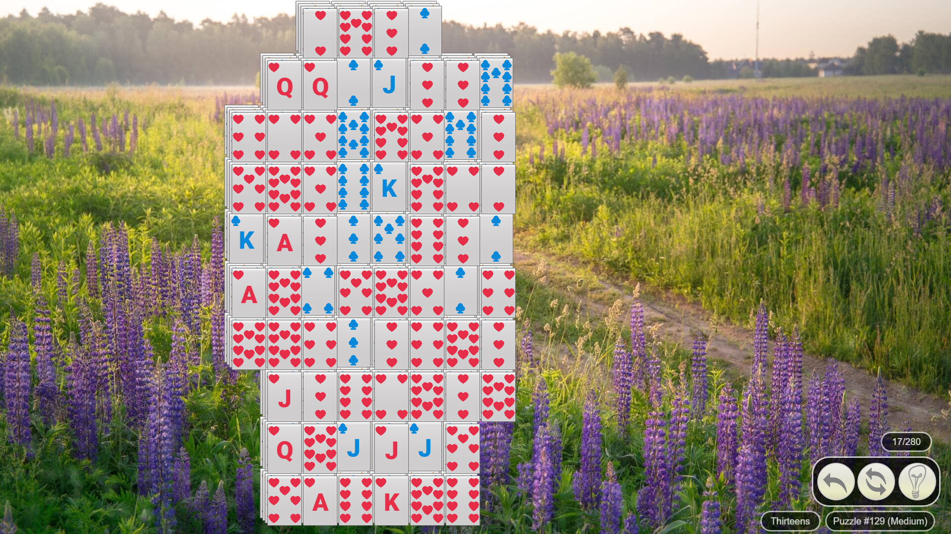 Solitaire Flowerscapes screenshot 3