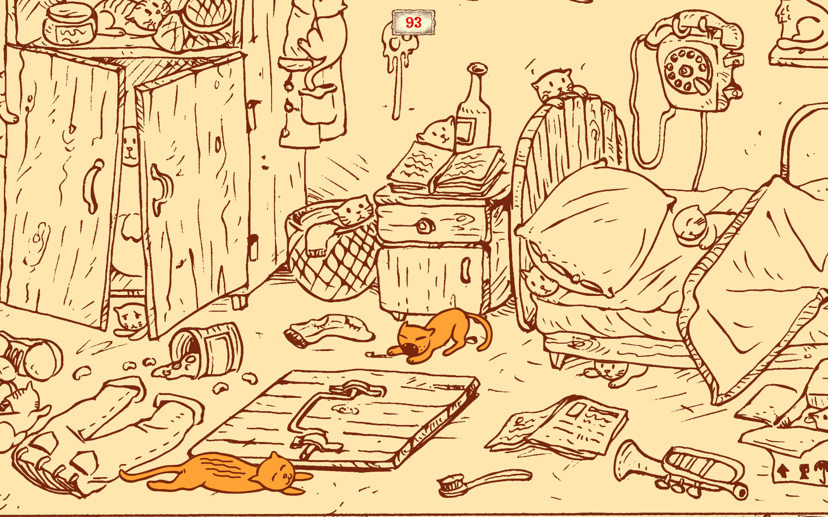 screenshot of 100 hidden Cats : Kitty House 2 4