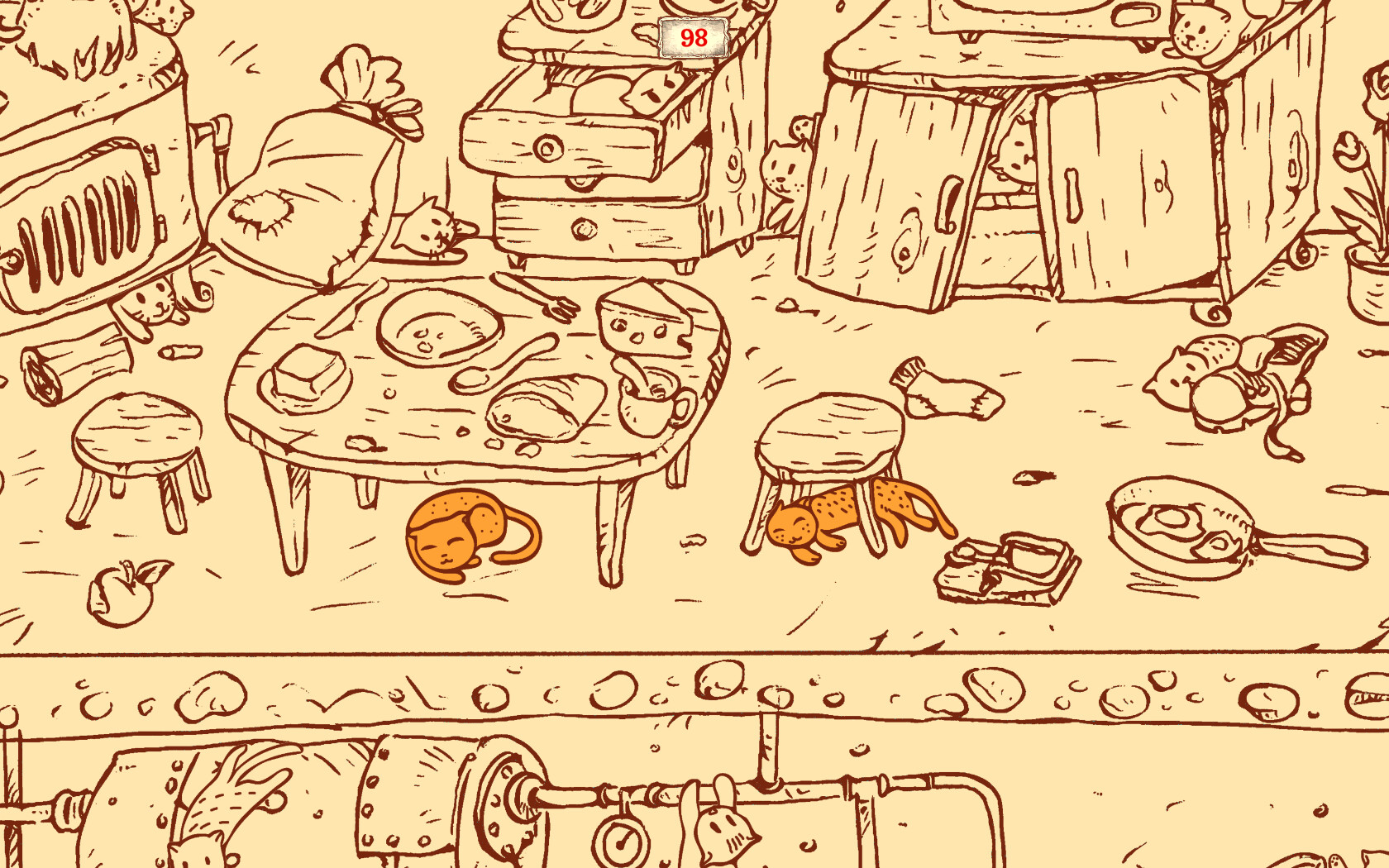 screenshot of 100 hidden Cats : Kitty House 2 3